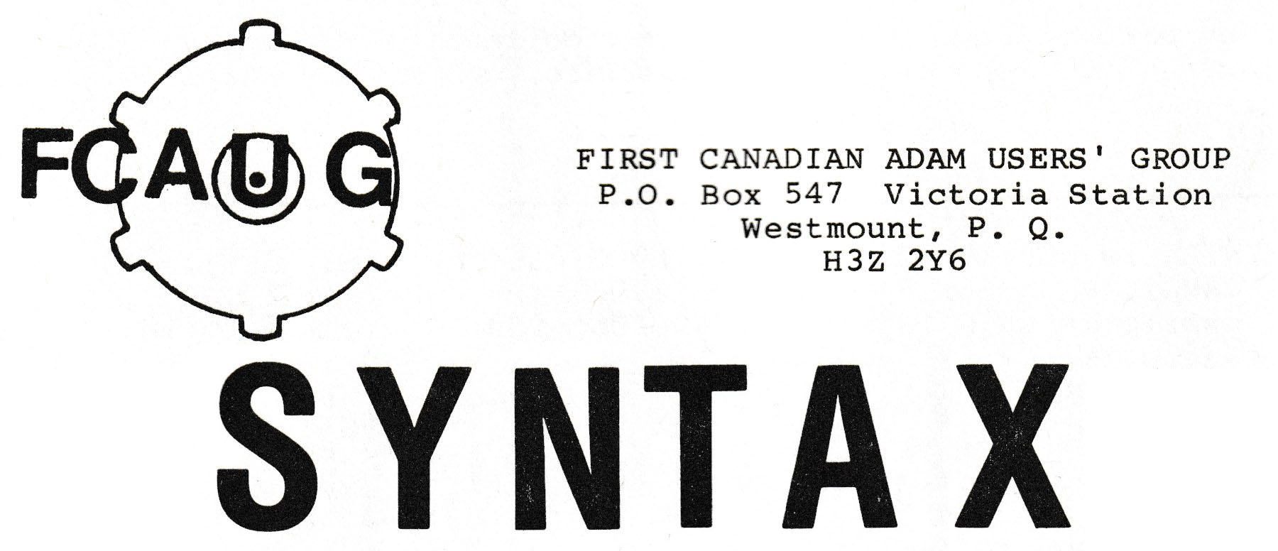 SYNTAX Newsletter Logo